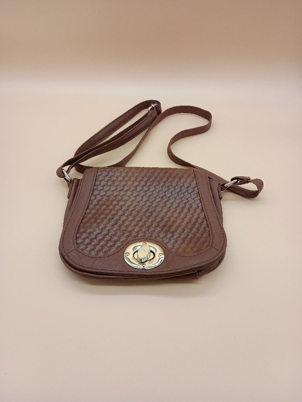 Brown Crossbody Vegan Leather Purse Cute Summer Twee Hippie Atmosphere UK 2010